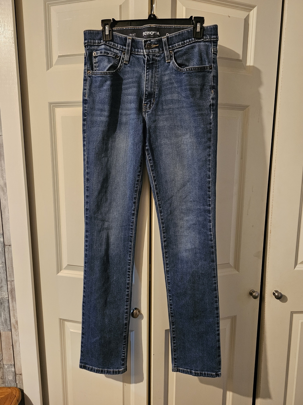 Sonoma WoMen's Blue Slim Straight Jeans - Classic Five-Pocket